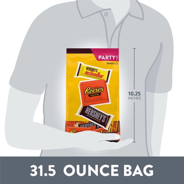 Hershey's And Reese's Assorted Chocolate Flavored Snack Size Candy, Party Pack 31.5 oz - Amado Deals - wholesale and distributors with free shipping in United States Hershey's And Reese's Assorted Chocolate Flavored Snack Size Candy, Party Pack 31.5 oz - Amado Deals - wholesale and distributors with free shipping in United States